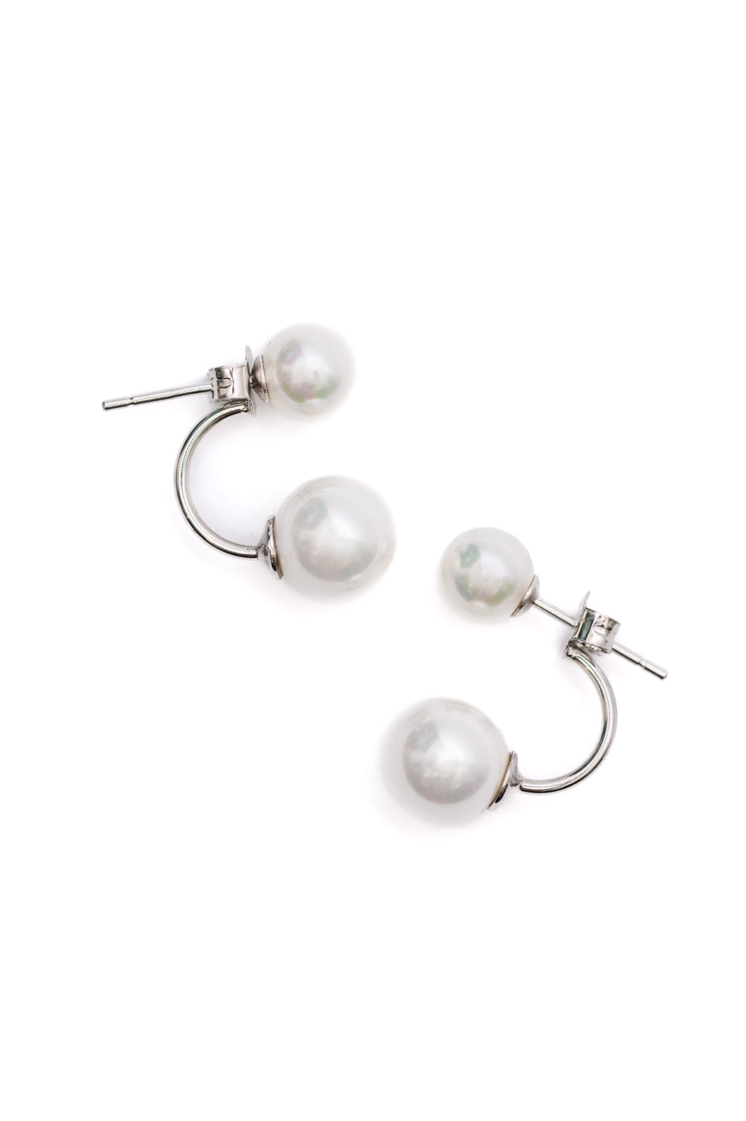 Double Pearl Stud Earrings - Simply Graced Mama