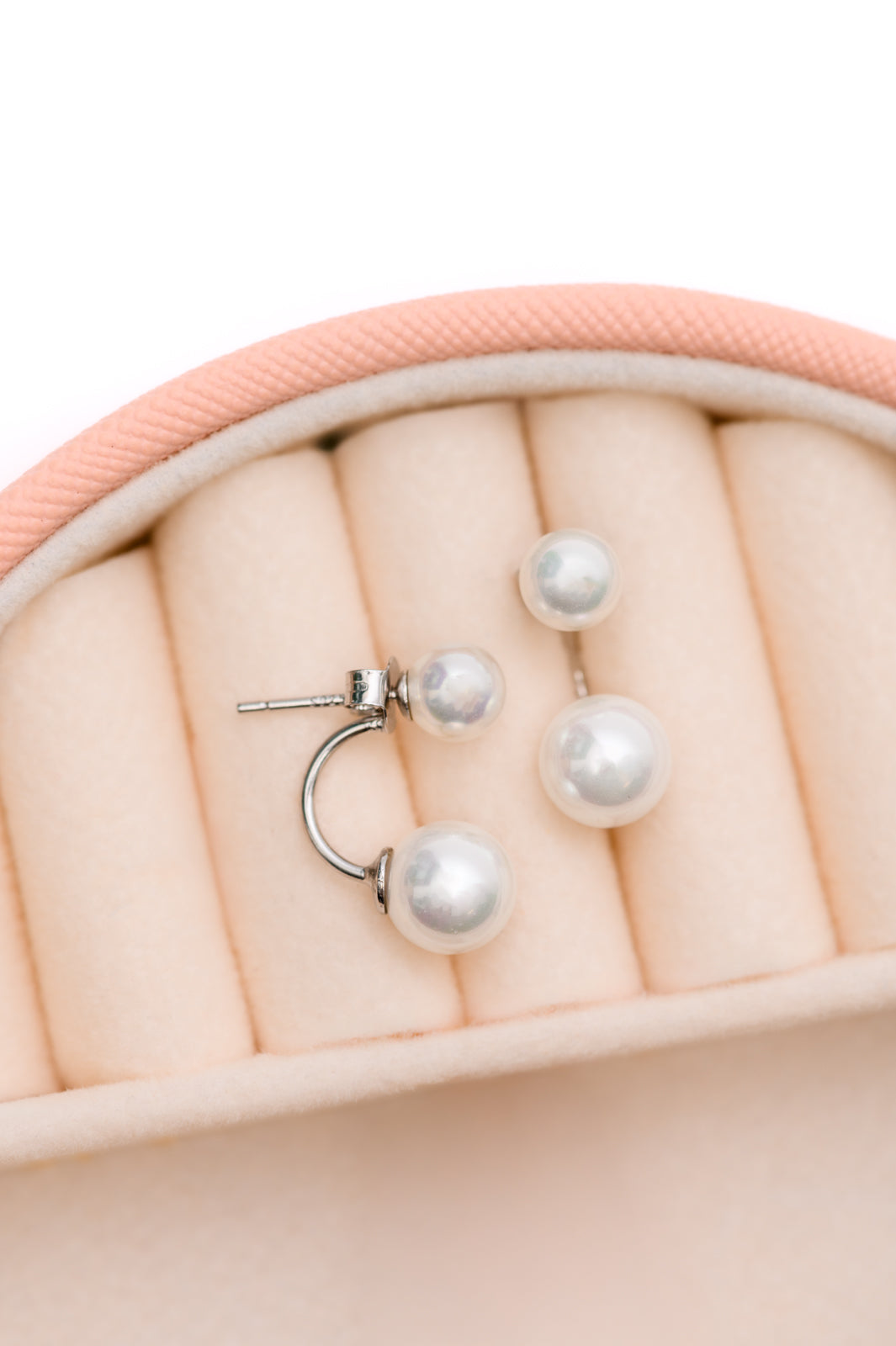 Double Pearl Stud Earrings - Simply Graced Mama