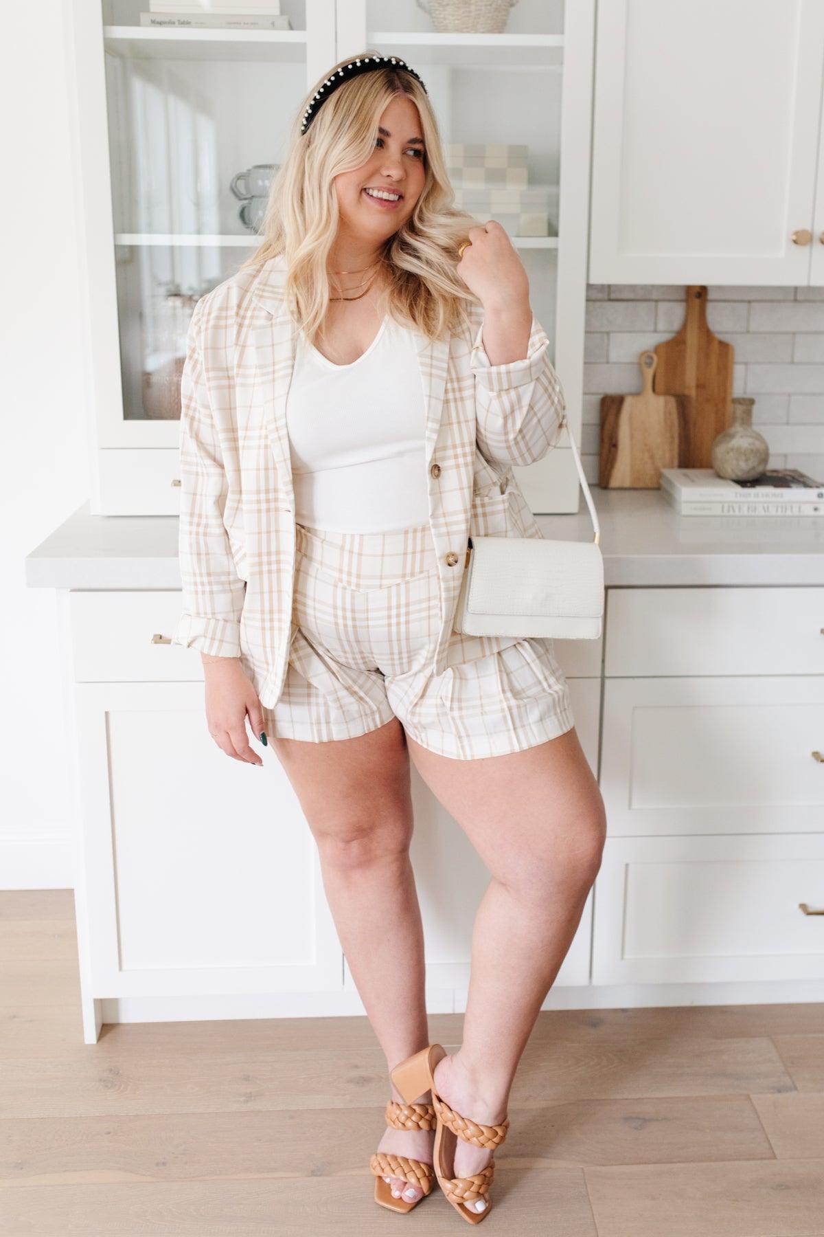 Dressed in Plaid Shorts - Simply Graced Mama