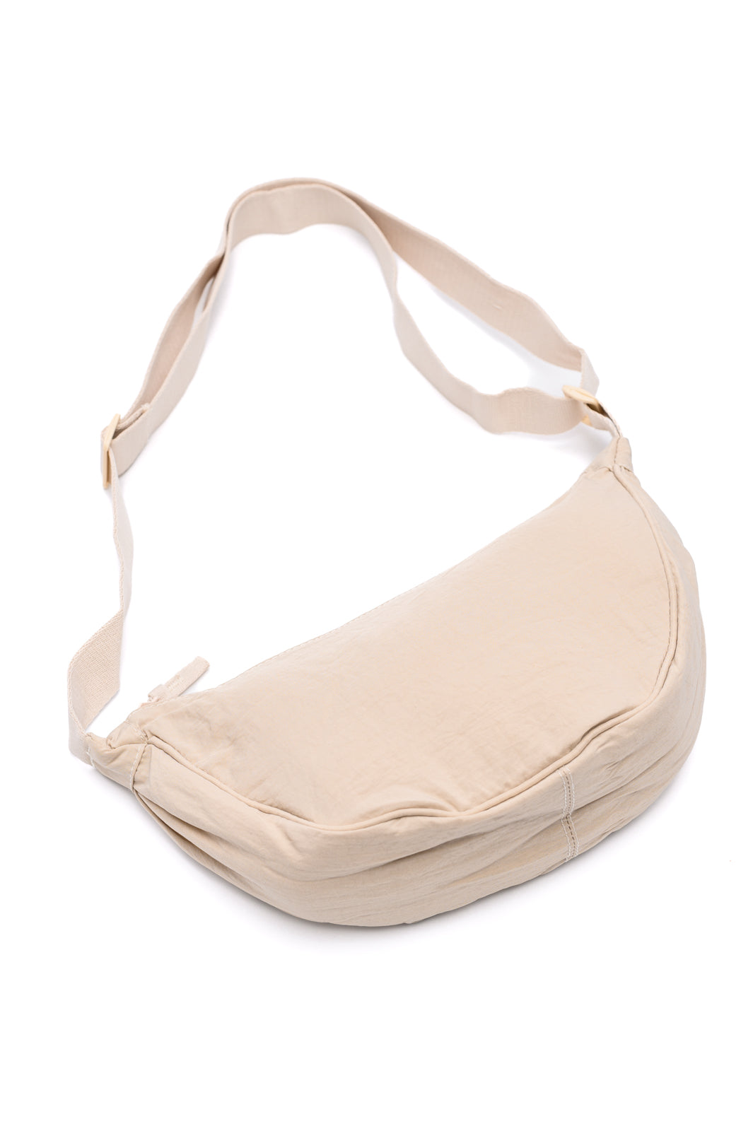 Essentially Everything Round Mini Crossbody Bag in Off White - Simply Graced Mama