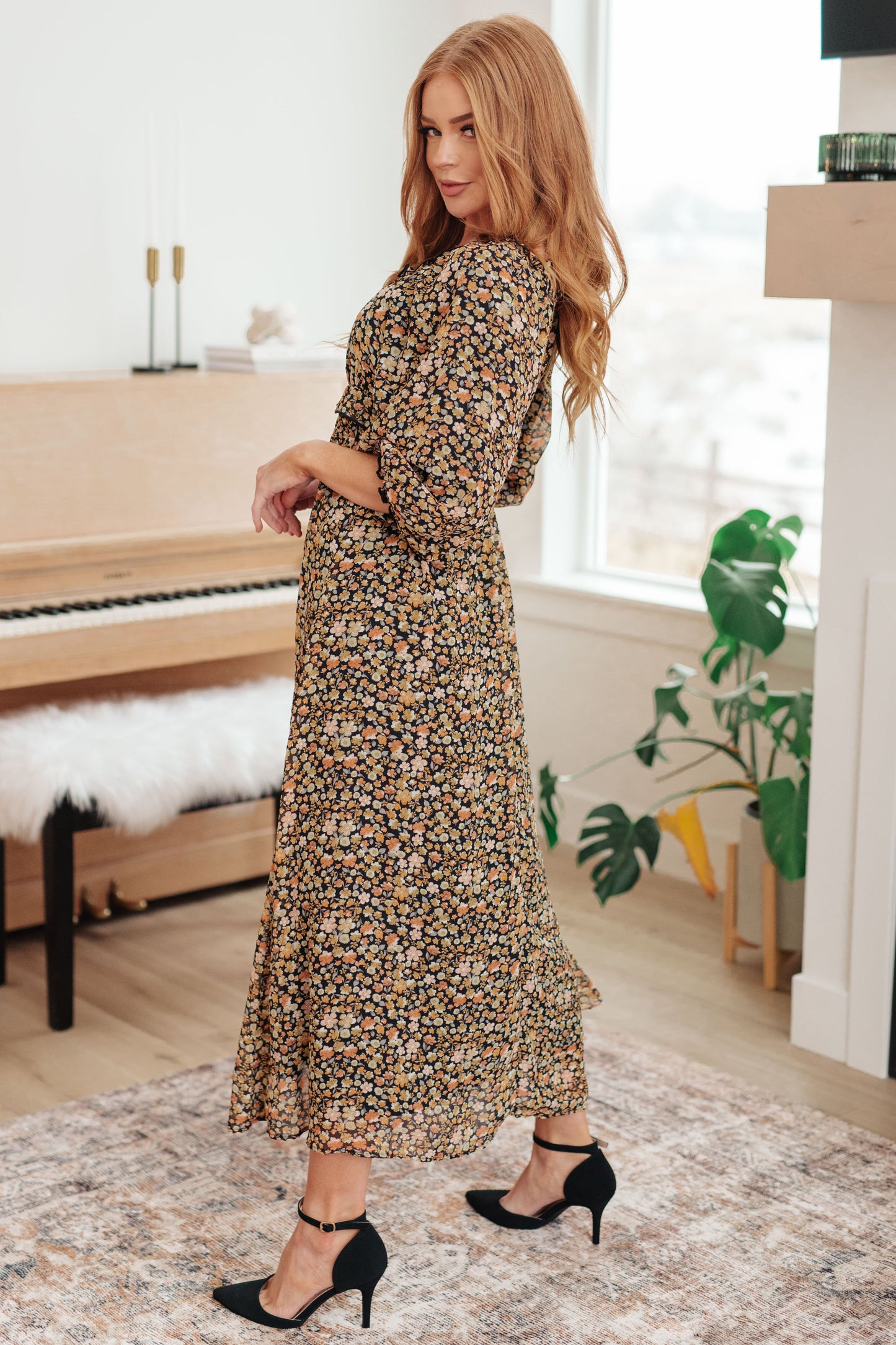 Ever So Briefly Floral Maxi Dress - Simply Graced Mama