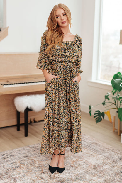 Ever So Briefly Floral Maxi Dress - Simply Graced Mama