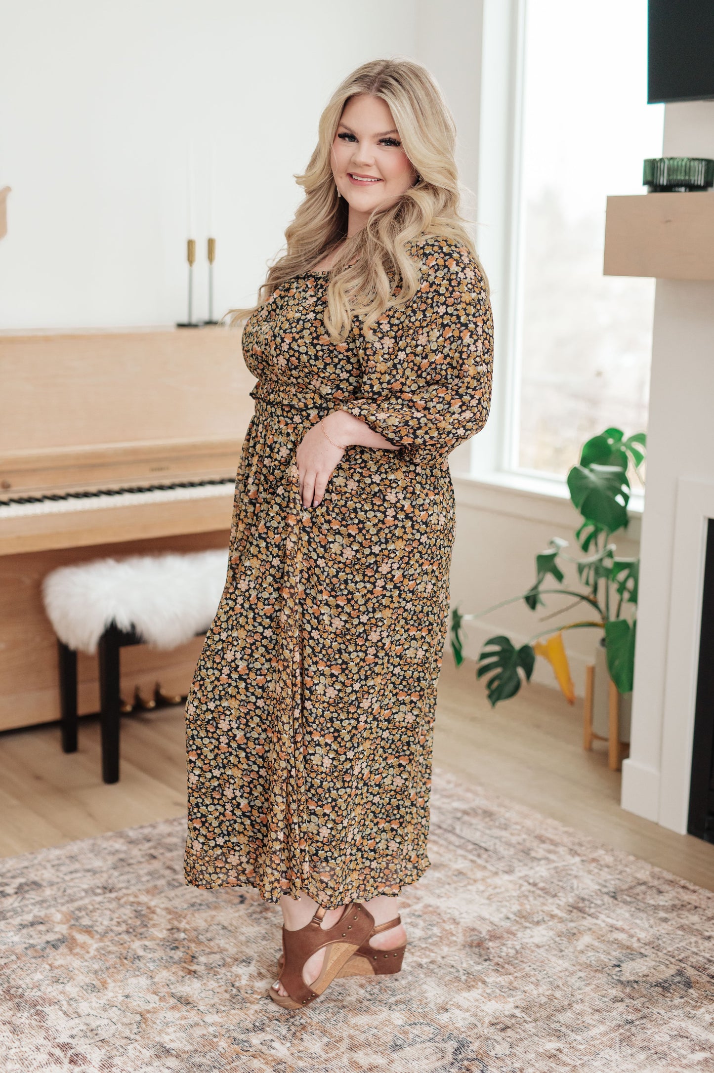 Ever So Briefly Floral Maxi Dress - Simply Graced Mama