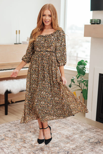 Ever So Briefly Floral Maxi Dress - Simply Graced Mama