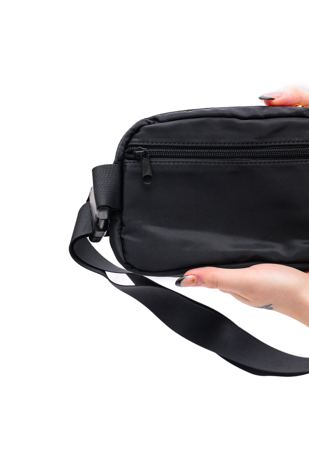 Everywhere I Go Crossbody Belt Bag in Black - Simply Graced Mama