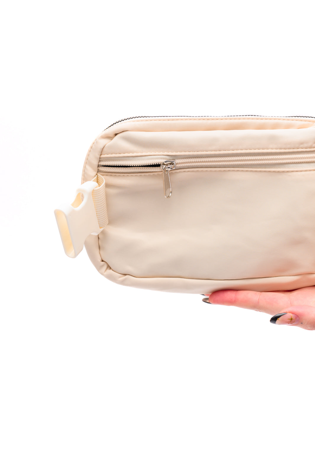 Everywhere I Go Crossbody Belt Bag in Ivory - Simply Graced Mama