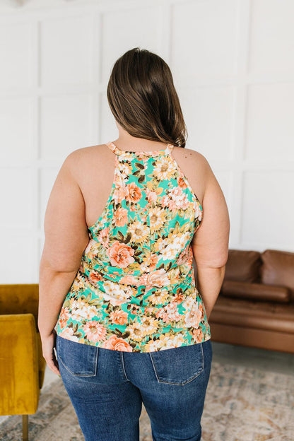 Fiddle Dee Dee Floral Halter Top - Simply Graced Mama