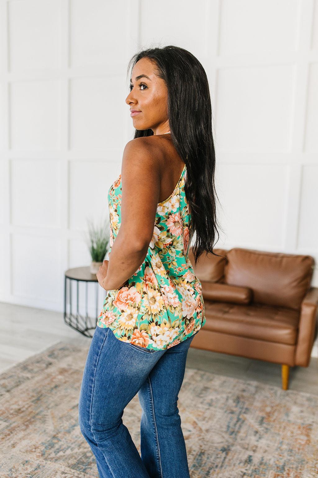 Fiddle Dee Dee Floral Halter Top - Simply Graced Mama