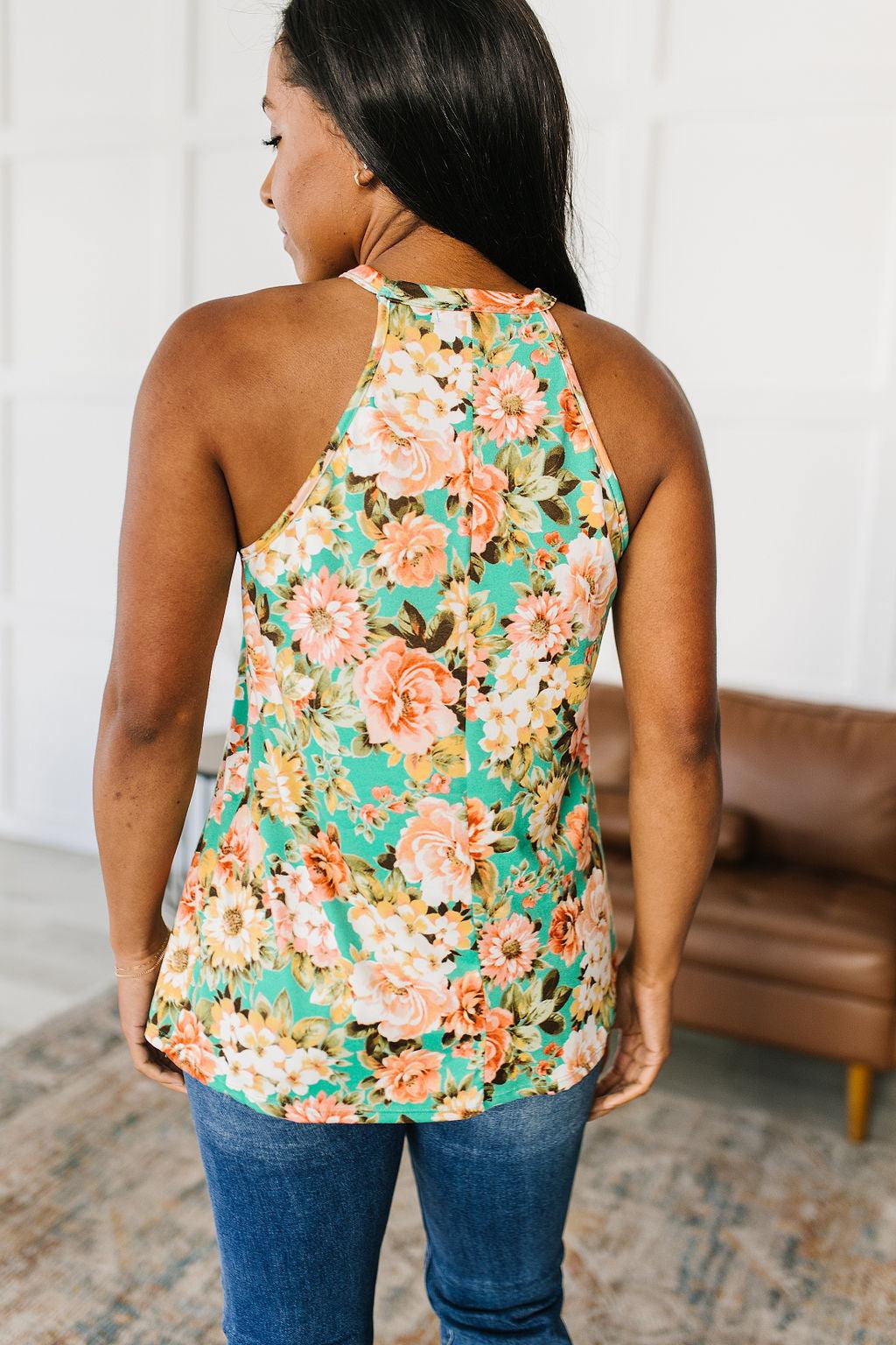 Fiddle Dee Dee Floral Halter Top - Simply Graced Mama