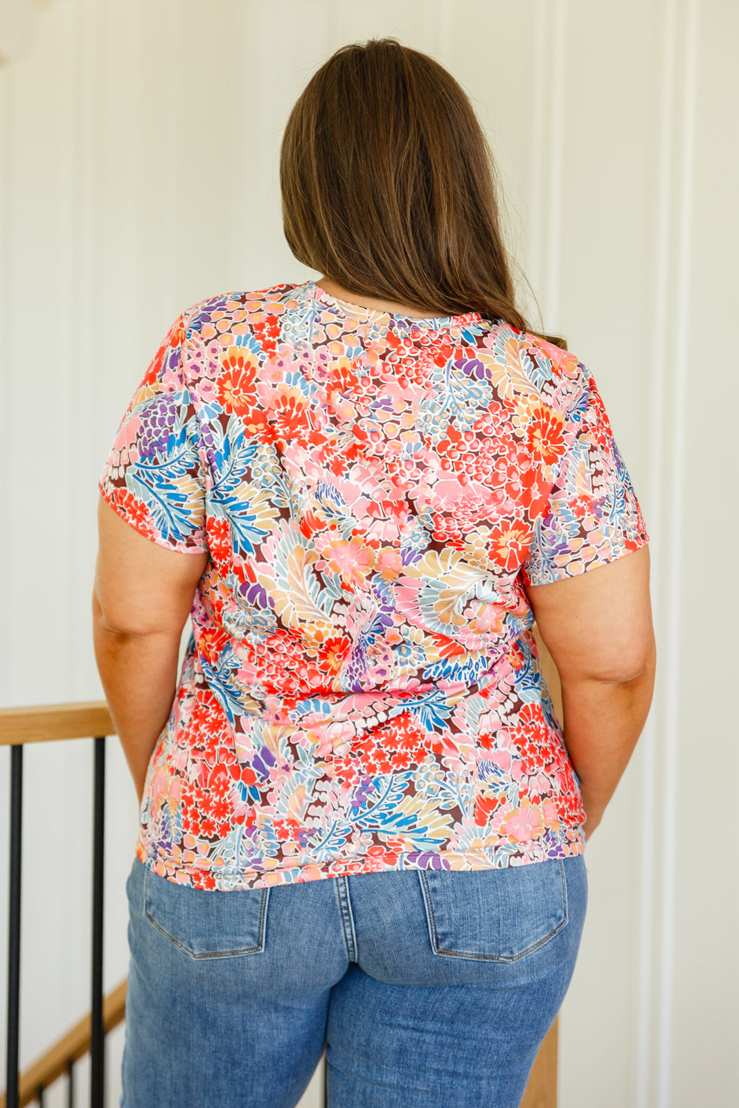 Flowers Everywhere Floral Top - Simply Graced Mama