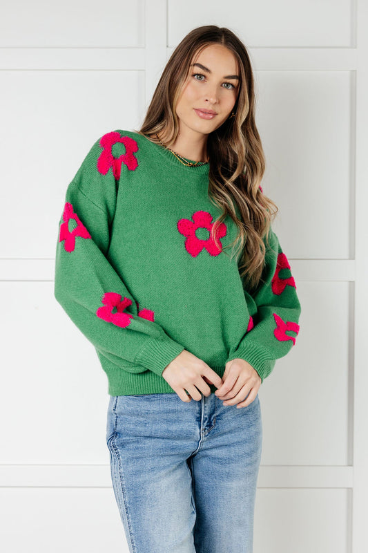 Follow Your Heart Drop Shoulder Sweater - Simply Graced Mama