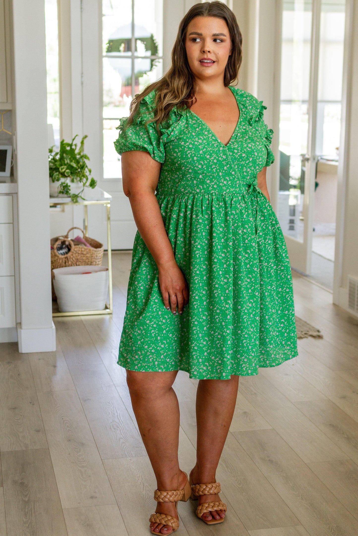 Garden Goddess V-Neck Dress - Simply Graced Mama