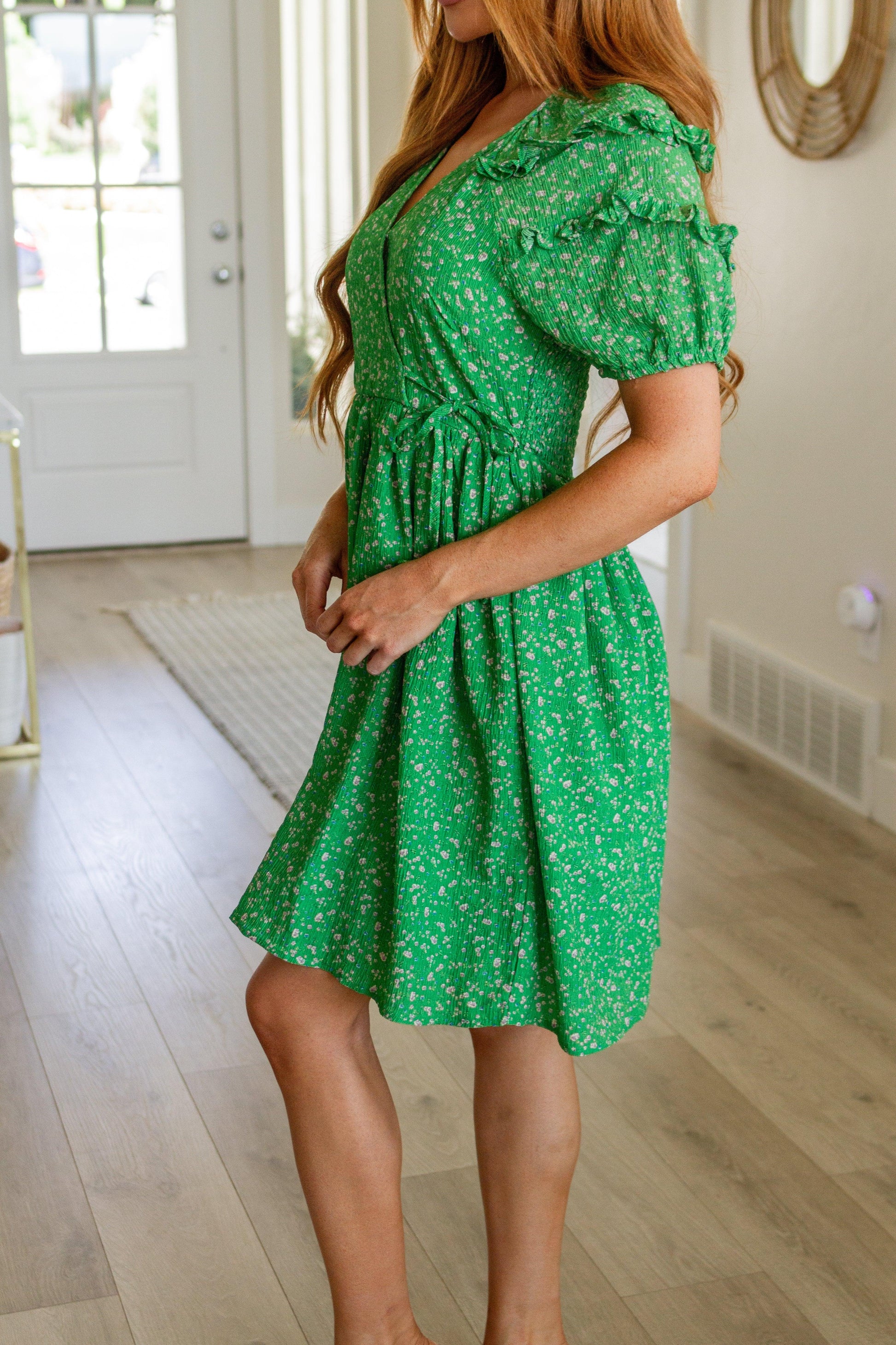 Garden Goddess V-Neck Dress - Simply Graced Mama