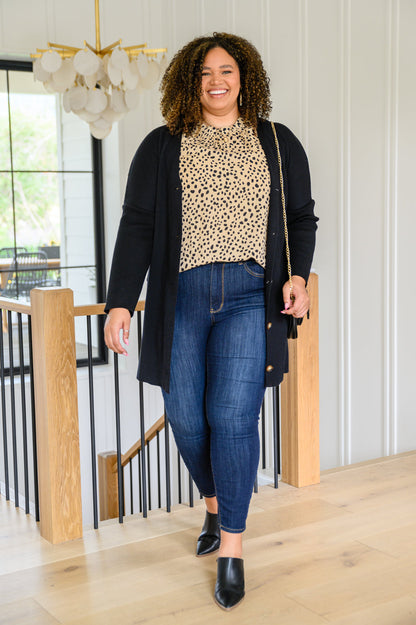 Georgia Back Yoke Skinny Jeans with Phone Pocket - Simply Graced Mama