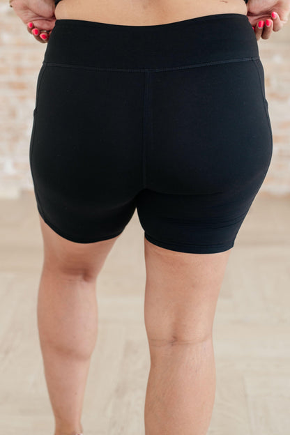 Getting Active Biker Shorts in Black - Simply Graced Mama