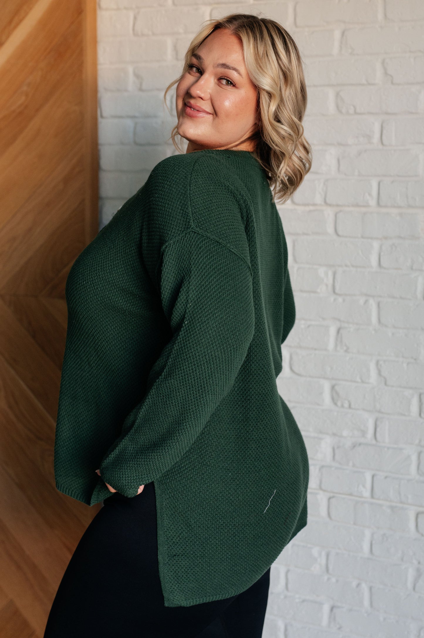 Good Afternoon Henley Sweater - Simply Graced Mama