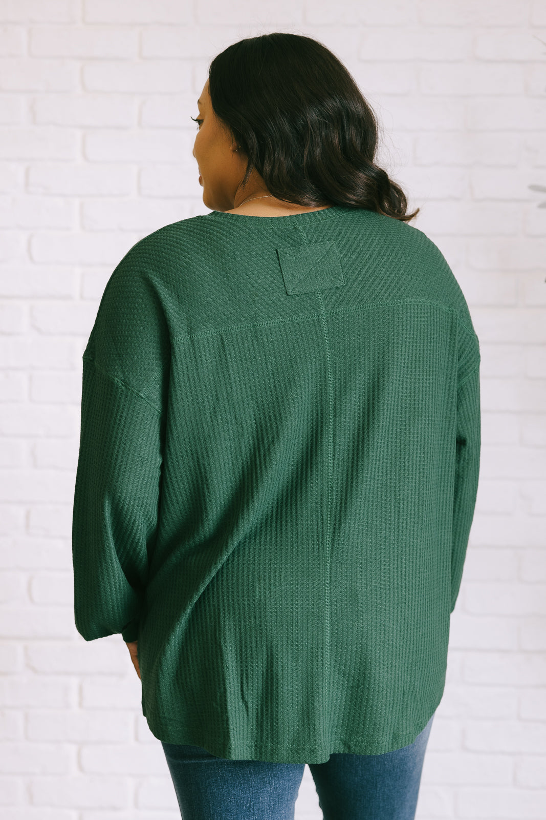 Good Things Are Coming V-Neck Top in Green - Simply Graced Mama