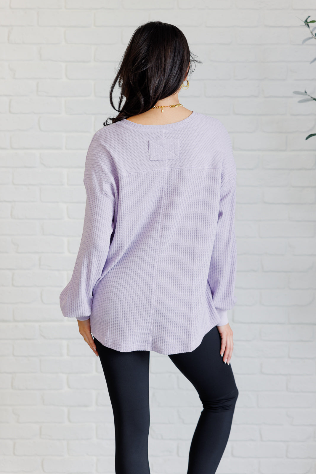 Good Things Are Coming V-Neck Top in Lavender - Simply Graced Mama