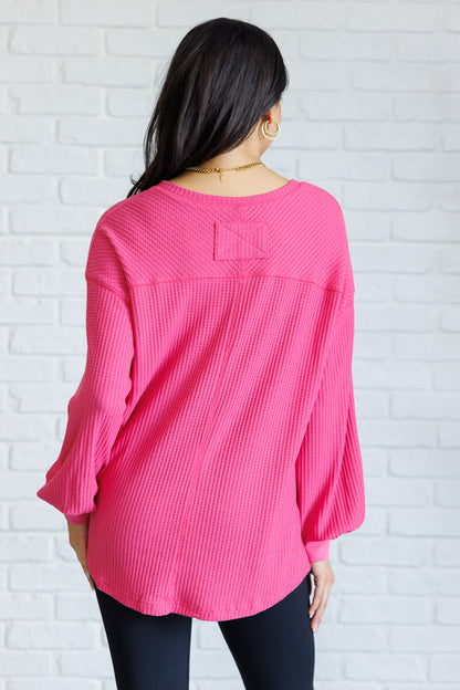 Good Things Are Coming V-Neck Top in Pink - Simply Graced Mama