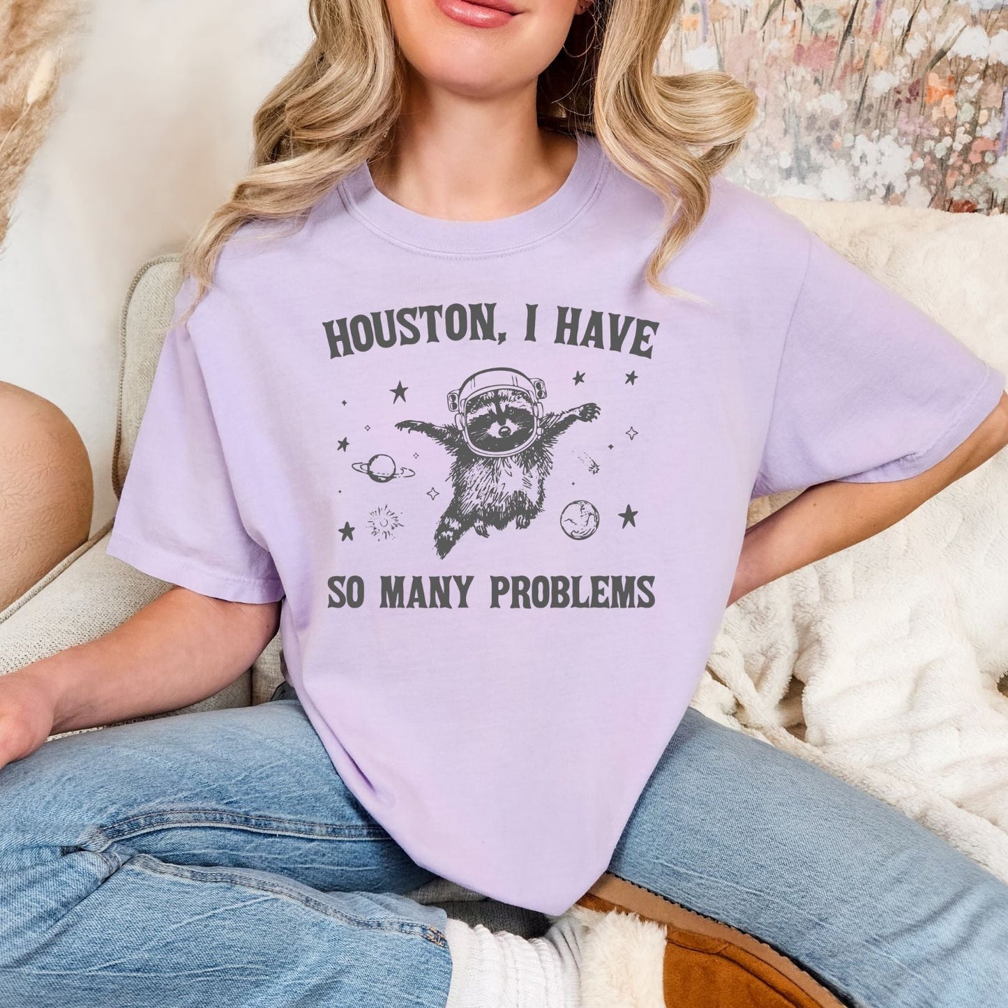 Houston I Have So Many Problems Graphic Tee - Simply Graced Mama