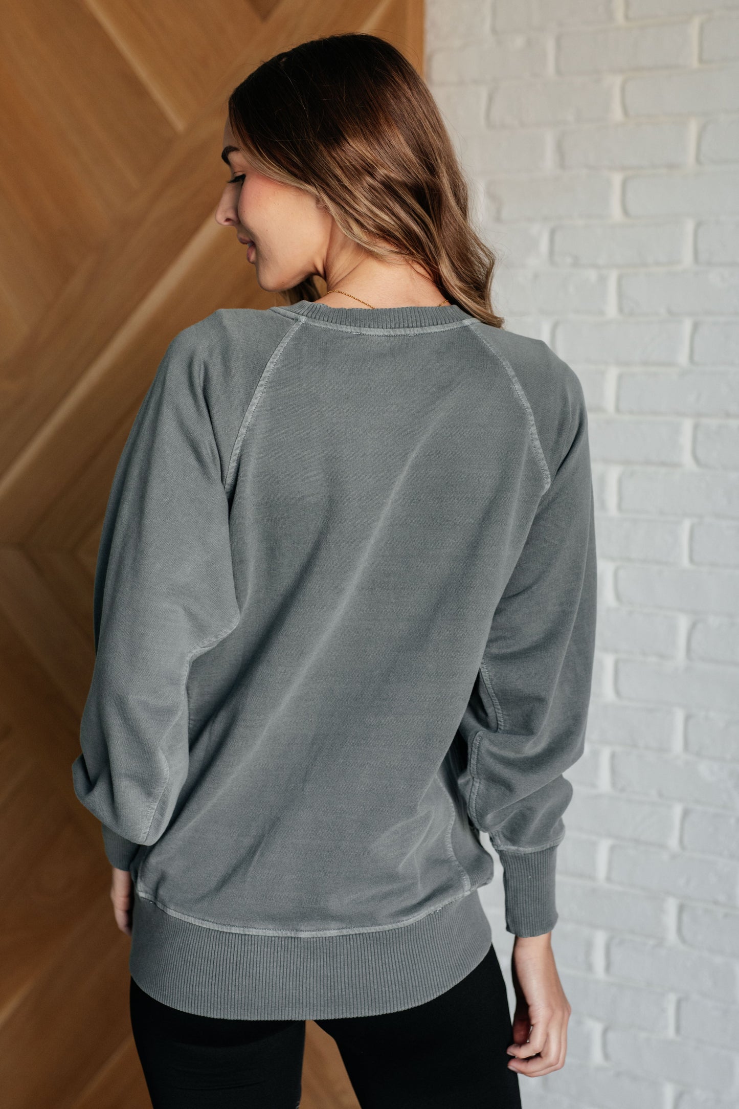 Hands Down Favorite Sweatshirt in Ash Jade - Simply Graced Mama