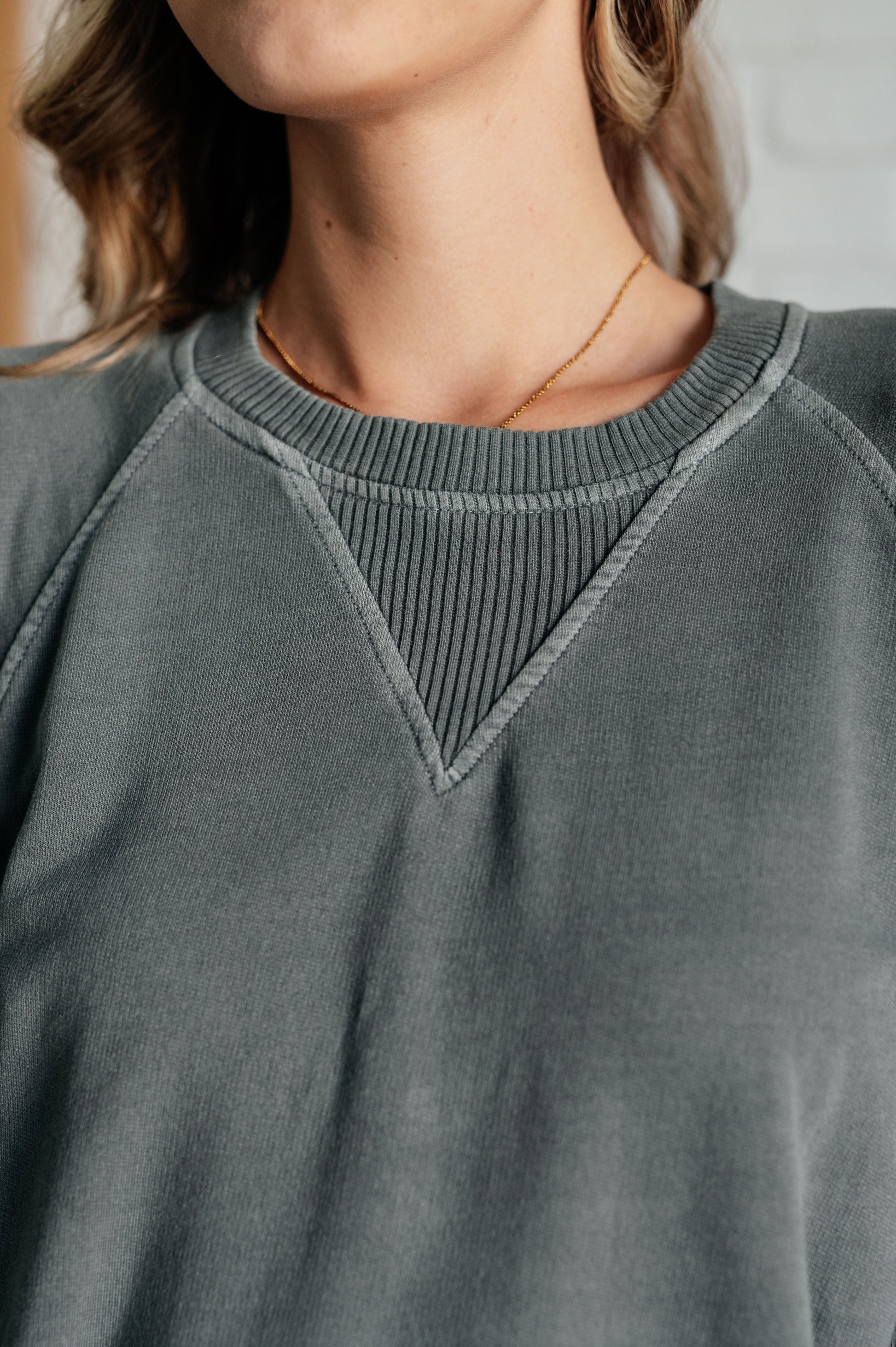 Hands Down Favorite Sweatshirt in Ash Jade - Simply Graced Mama