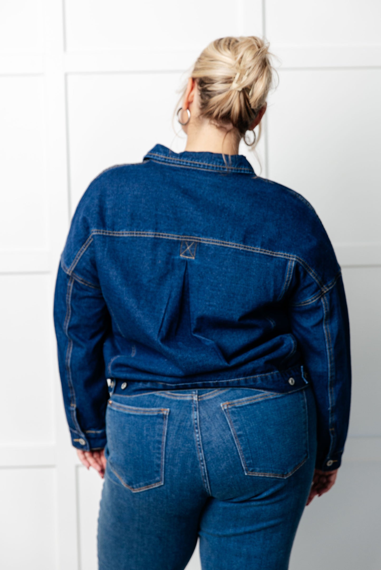 Have We Met Oversized Denim Jacket - Simply Graced Mama