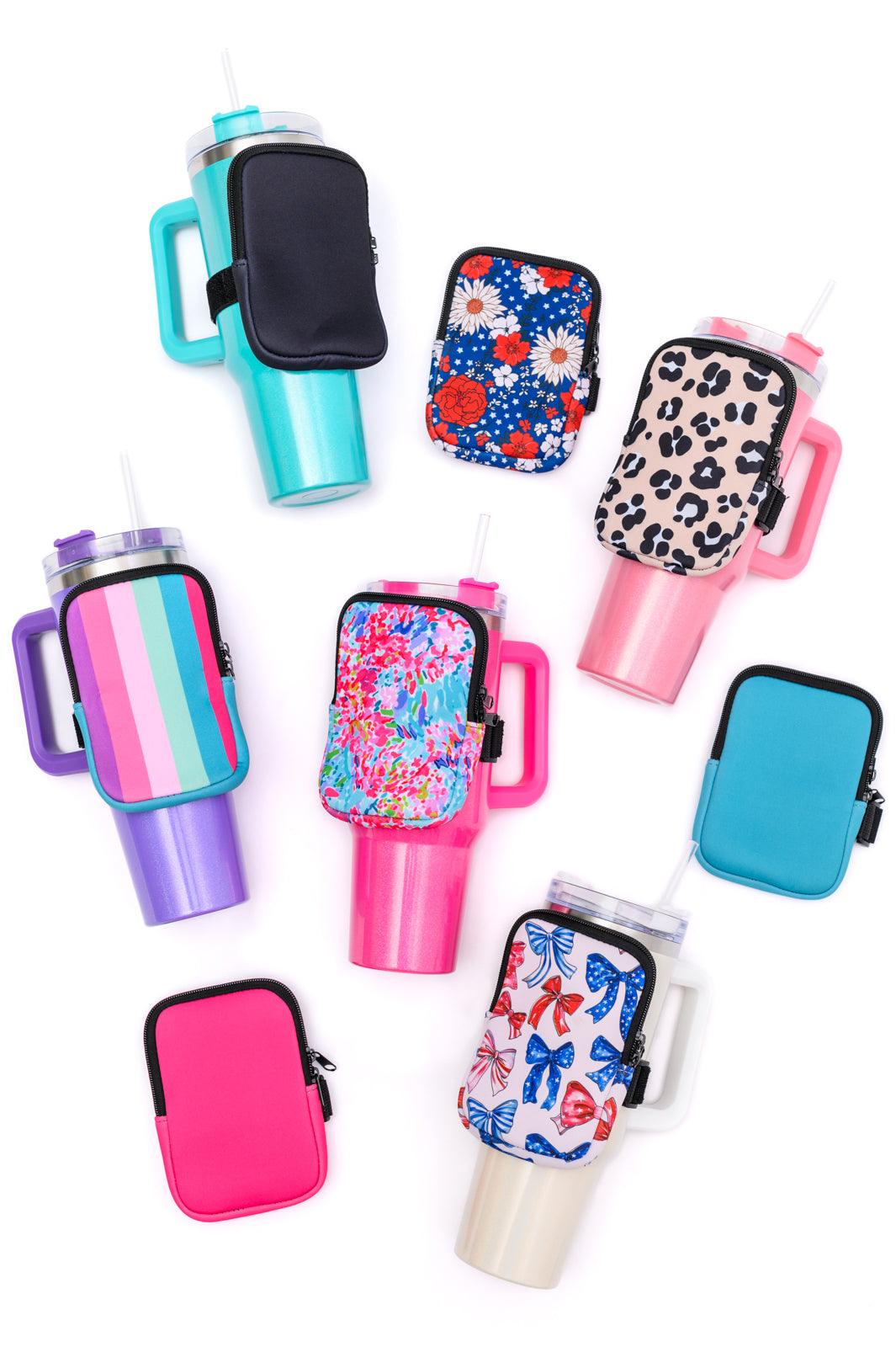 Tumbler Zip Pouch Sets in Assorted Colors - Simply Graced Mama