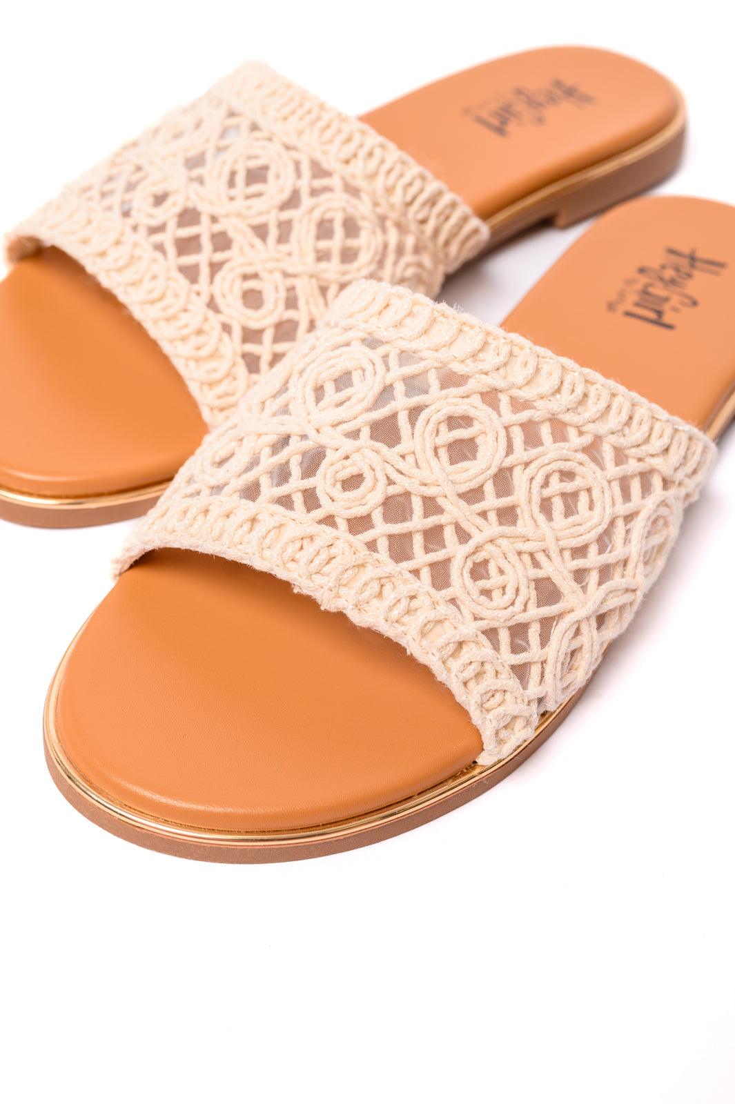 Hey Beach Sandals in Natural - Simply Graced Mama