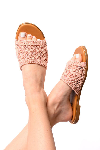 Hey Beach Sandals in Pink - Simply Graced Mama