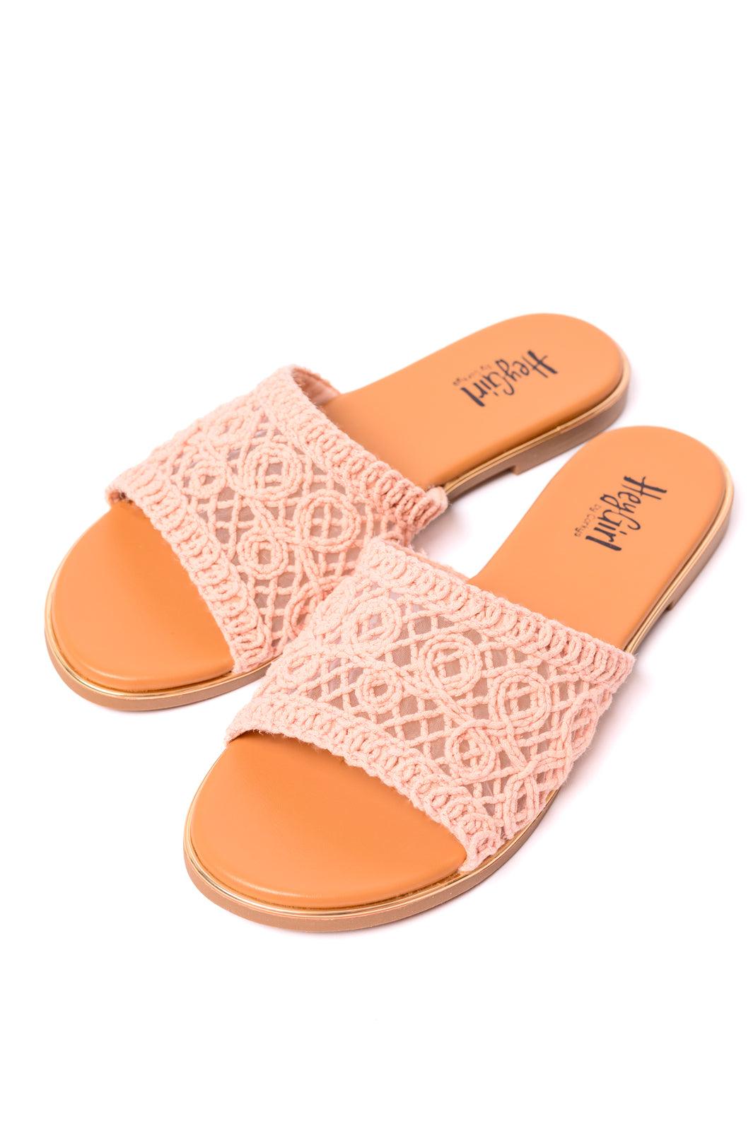 Hey Beach Sandals in Pink - Simply Graced Mama