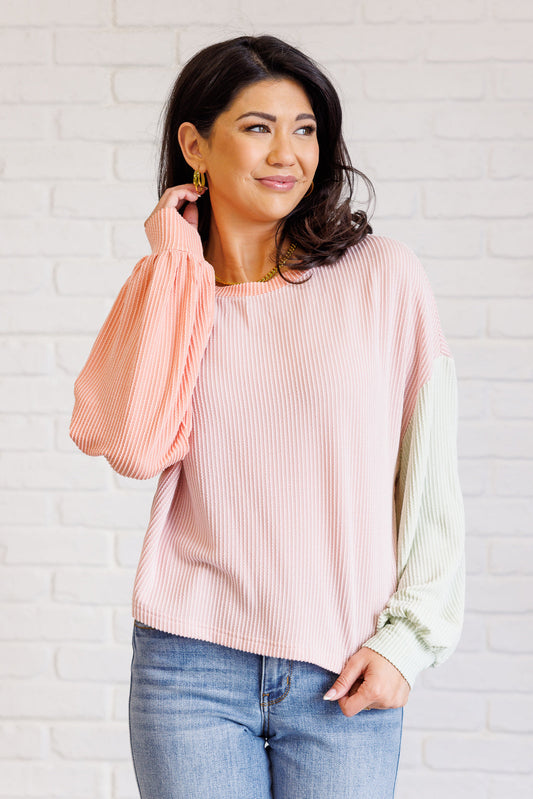 Hit Me With Your Best Shot Colorblock Top in Multicolor - Simply Graced Mama