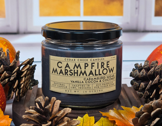 Campfire Marshmallow Jar Candle