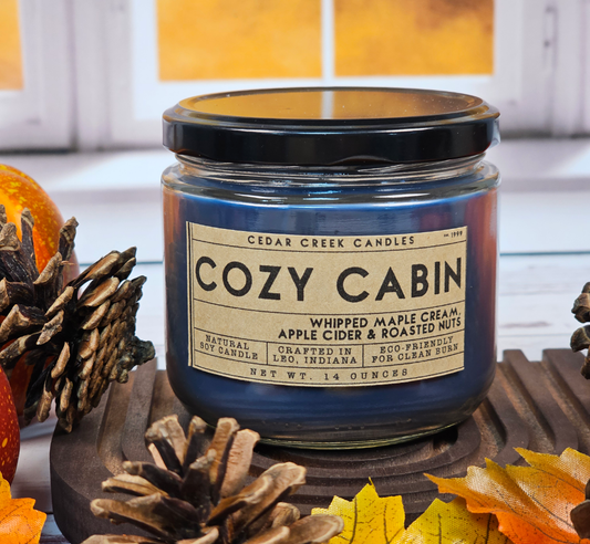 Cozy Cabin Jar Candle - Simply Graced Mama