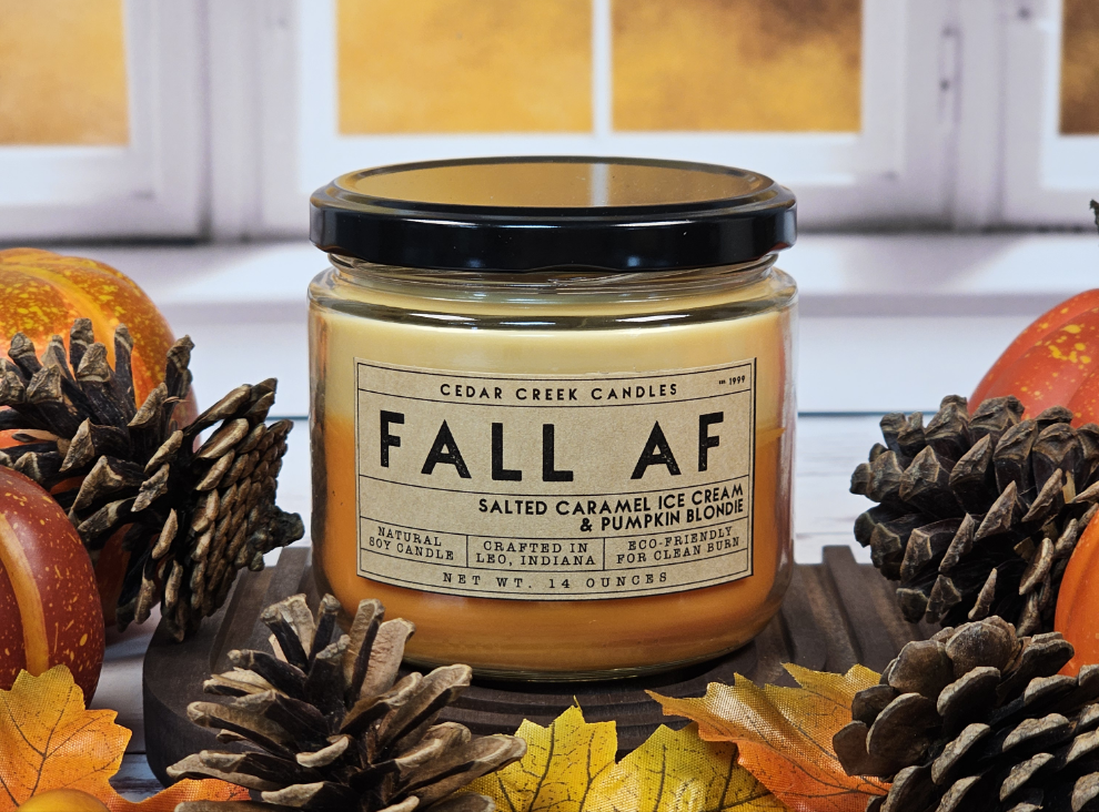 Fall AF Jar Candle - Simply Graced Mama