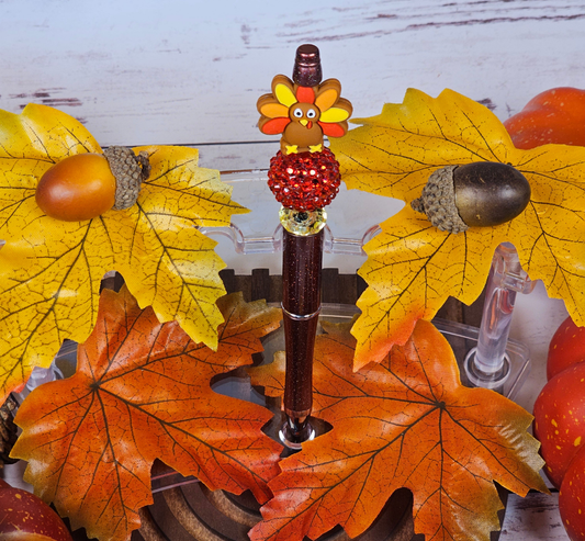 Thanksgiving Beaded Pen #3