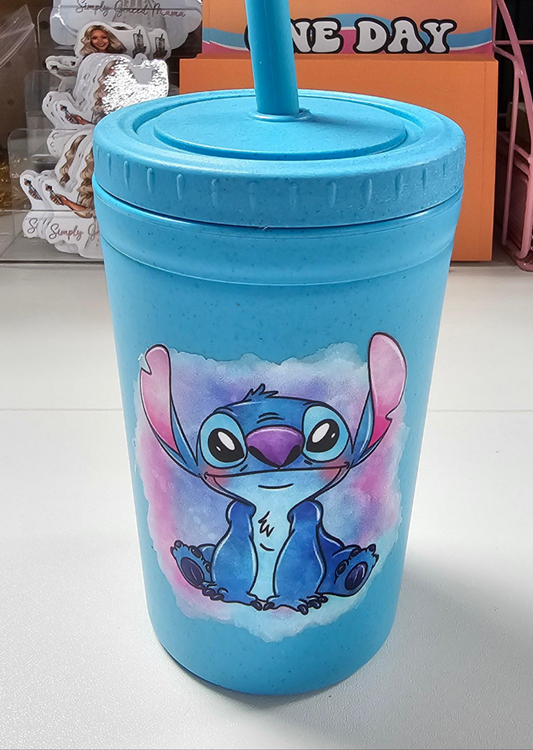 Stitch Kids Drinking Cup - Simply Graced Mama