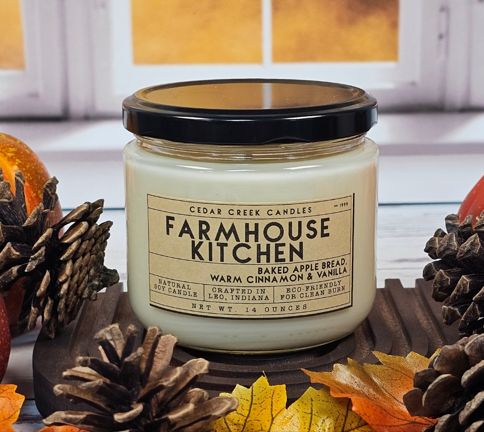 Farmhouse Kitchen Jar Candle