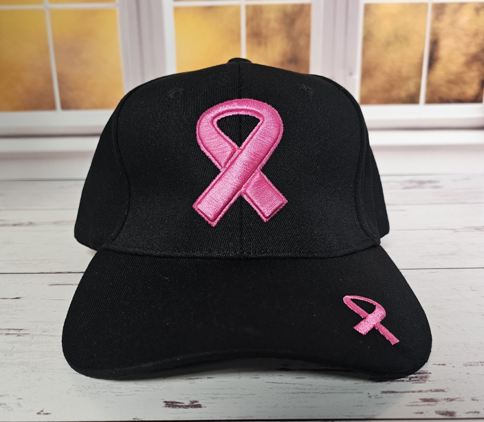 Embroidered Breast Cancer Awareness Baseball Cap