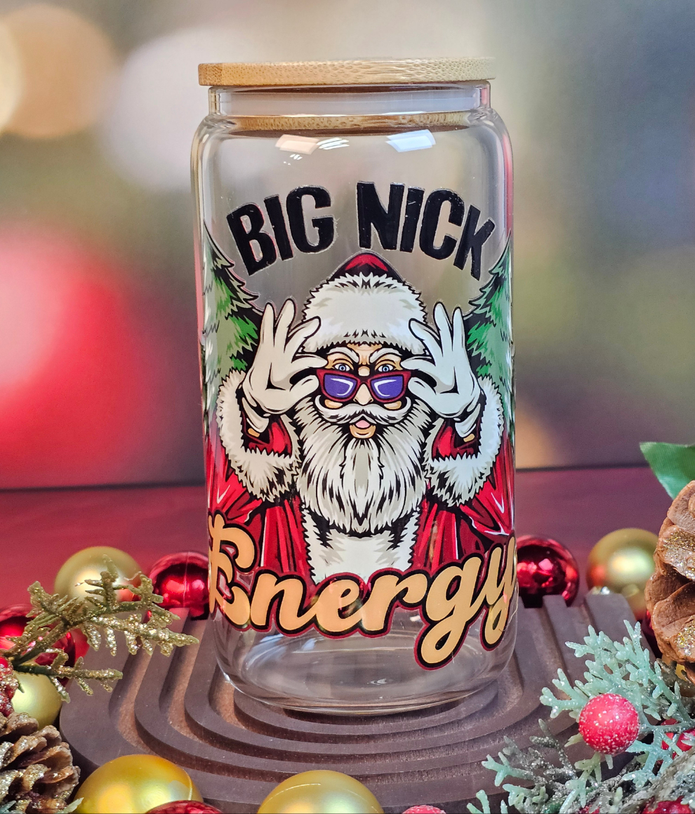 Big Nick Energy Libbey Glass Cup - Simply Graced Mama