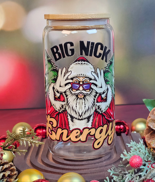 Big Nick Energy Libbey Glass Cup - Simply Graced Mama