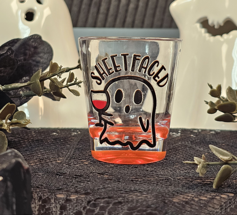 Sheetfaced Shot Glass - 1.5oz Frosted Shot Glass