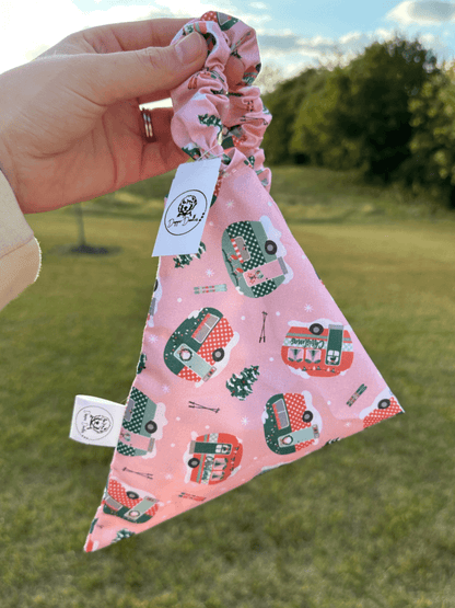 Snowy Camper Scrunchie Bandana - Simply Graced Mama