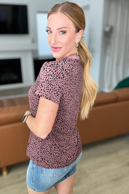 Cheetah Girl Short Sleeve Top - Simply Graced Mama