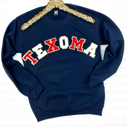 Game Day Patch Sweatshirt - Simply Graced Mama