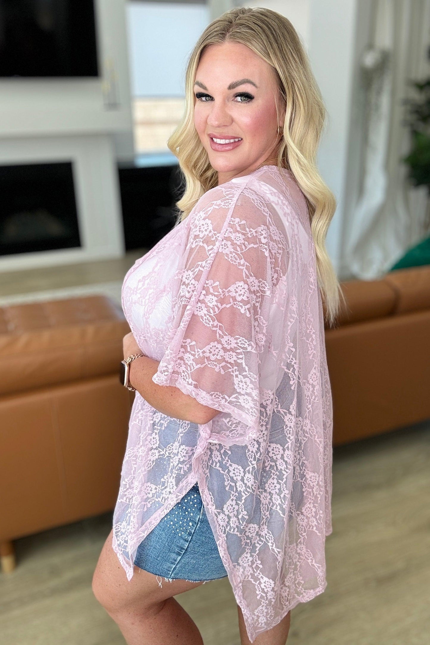 Good Days Ahead Lace Kimono In Mauve - Simply Graced Mama