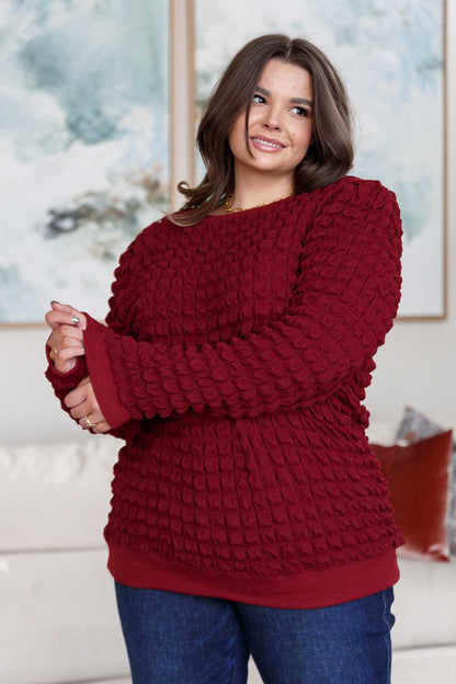 In Denial Bubble Pullover - Simply Graced Mama