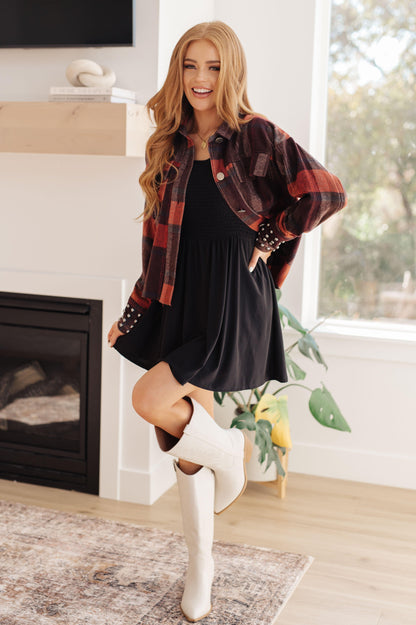 In the Thick of It Long Sleeve Skort Dress - Simply Graced Mama