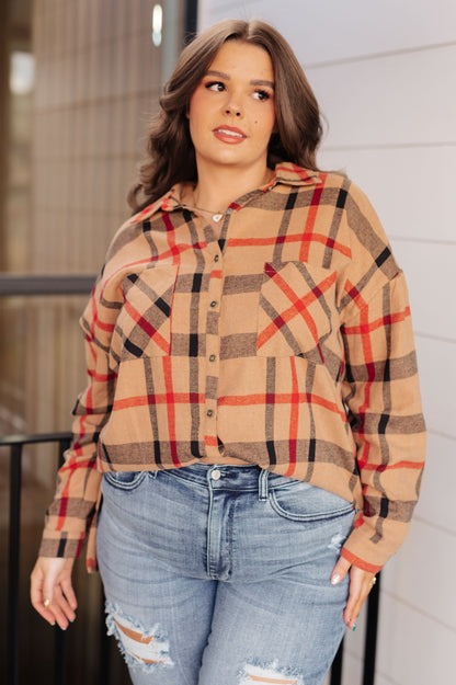 Is It Really Oversized Plaid Button Up - Simply Graced Mama