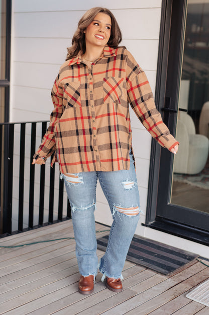 Is It Really Oversized Plaid Button Up - Simply Graced Mama